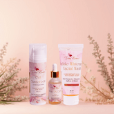 Sunscreen, White & Glow Serum & Face Wash Bundle